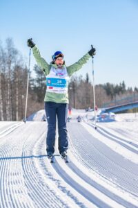 ski et défi sportif